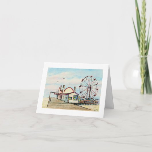 ポールMcGehee "ルナパーク-海都市、MD"カード カード (正面)