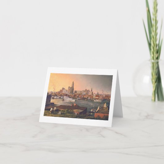 ポールMcGehee "古いボルティモアの港"カード カード (正面)