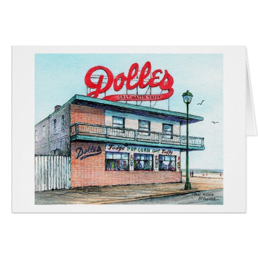 ポールMcGehee "Candyland - Rehobothのビーチ"カード (正面横)