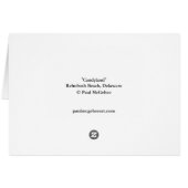 ポールMcGehee "Candyland - Rehobothのビーチ"カード (裏面横)