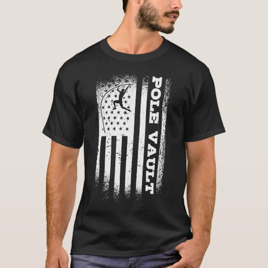 ポールVaultポールVaulterジャンプポールVaull Tシャツ (正面)