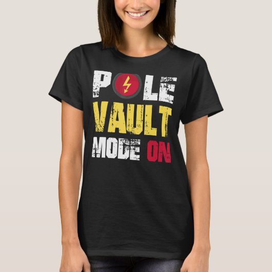 ポールVaultモードオン Tシャツ (正面)