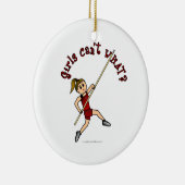 ポールVault – 赤（ライト） セラミックオーナメント (右)