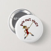 ポールVault – 赤（ライト） 缶バッジ (正面&裏面)