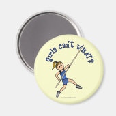 ポールVault – 青（ライト） マグネット (正面/裏面)