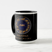 ポールWhiteheadの占星術のなマグのアクエリアス マグカップ (正面左)