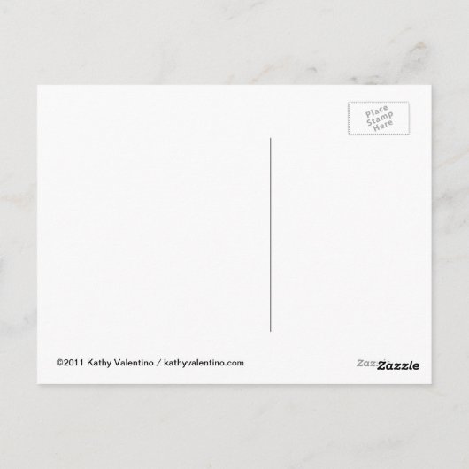 ポーレーブンゴシックポストカード ポストカード (裏面)