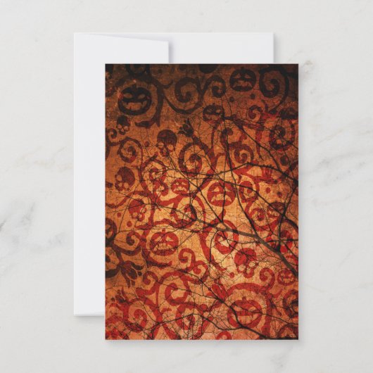 ポーレーベンハローウィンパーティ招待状 招待状 (裏面)