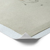 ポーレ読ットのおもちゃ犬に座る ポスター (角)