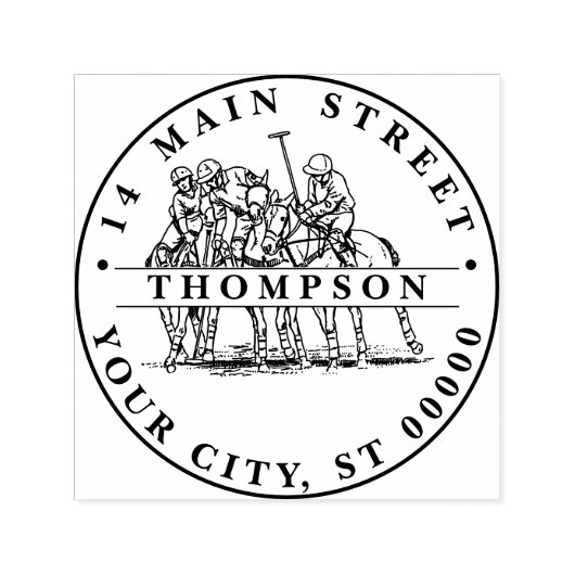 ポーロプレイヤーズインチェイス – Polo Match セルフインキングスタンプ (デザイン)