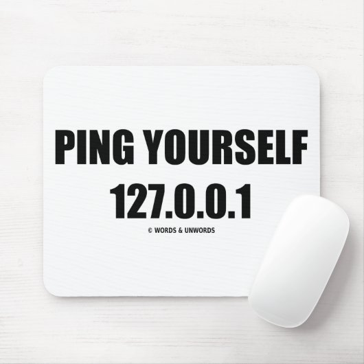ポーンあなた自身127.0.0.1 (それ/コンピュータネットワーキング) マウスパッド (マウス)