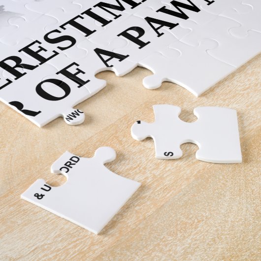 ポーンの力を決して過小評価しない ジグソーパズル (側面)