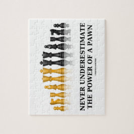 ポーンの力を決して過小評価しない ジグソーパズル