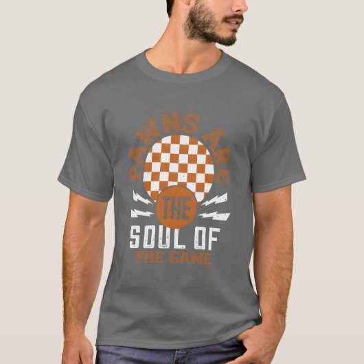 ポーンはゲームボーイファミリーの魂です Tシャツ (正面)