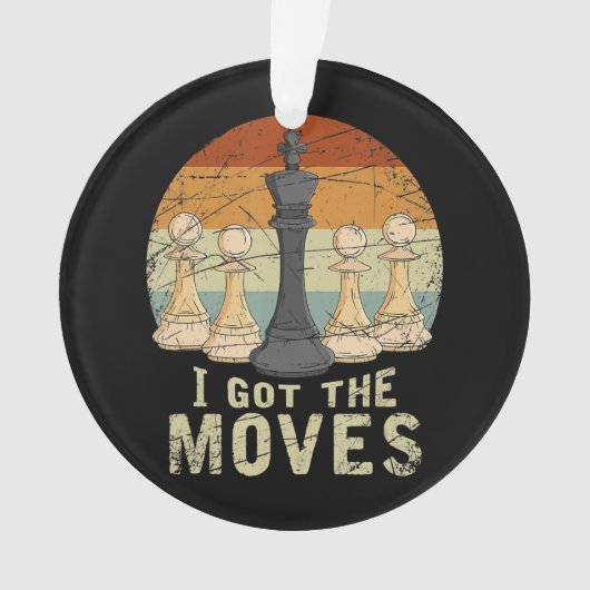 ポーンキングチェス姿チェスチェス オーナメント (正面)