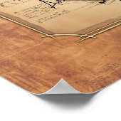 ポーンキング/クイーンヴィンテージファッションドオールドチェスギフト ポスター (角)