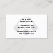 ポーンショップロゴシンボル名刺テンプレート 名刺 (裏面)