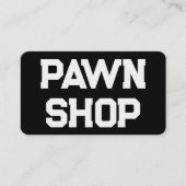 💰💼📊ポーンショップ 名刺 (正面)