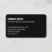 💰💼📊ポーンショップ 名刺 (裏面)