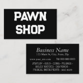 ポーンショップ&買セールローンの住宅ローンのカスタマイズ 名刺 (正面/裏面)