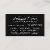 ポーンショップ&買セールローンの住宅ローンのカスタマイズ 名刺 (裏面)