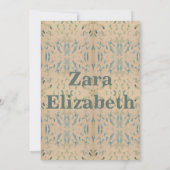 ポーントーン卒業招待状 招待状 (裏面)