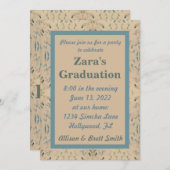 ポーントーン卒業招待状 招待状 (正面/裏面)