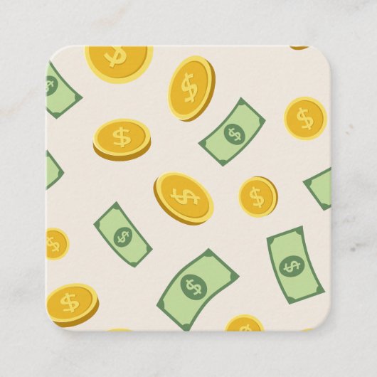 ポーン店 スクエア名刺 (正面)