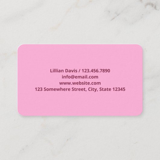 ポーン店 名刺 (裏面)