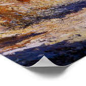 ポーヴィル近郊の崖 ポスター (角)