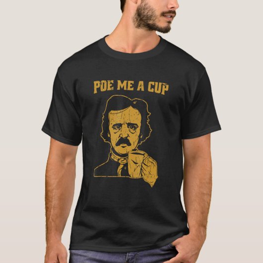 ポー俺にカップ・ポーを Tシャツ (正面)