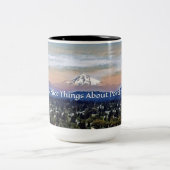 ポー祝ランド，オレゴン ツートーンマグカップ (中央)