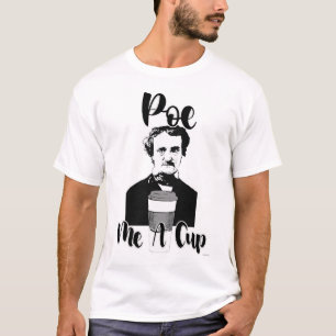 ポー私カップおもしろいクラシックデザイン Tシャツ
