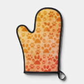 ポー素朴ト印刷パターン 鍋つかみ (正面)