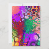 ポー絵を描ルパーティー誕生日 招待状 (裏面)