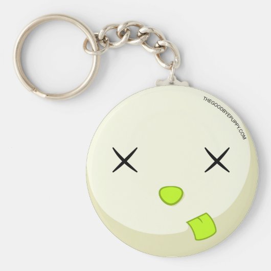 ポー顔キーチェーン キーホルダー (正面)