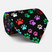 ポー鮮やかカラフルプ印刷 ネクタイ (ロール)