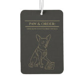 ポー&オーダー: SUVチワワつるのエアーフレッシュナー カーエアーフレッシュナー (裏面)