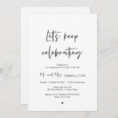 ポ結婚ストズブルンチ、レッツ保祝ズ 招待状 (正面/裏面)