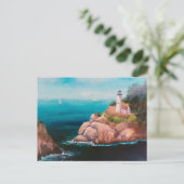 ポ輝くイントライトハウスはがき ポストカード (スタンド正面)