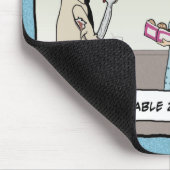 マおもしろいウスパッド：オフィスゾンビ マウスパッド (コーナー)