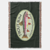 マおもしろいス·バム·フィッシャーマンズ スローブランケット (正面縦)