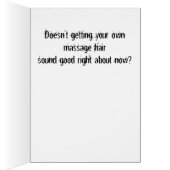 マおもしろいッサージの髪は気にヴィンテージ写真 (内側 (右))