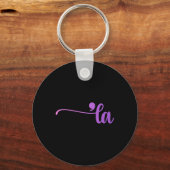 マおもしろいマ・ラ・カラーリング キーホルダー (正面)