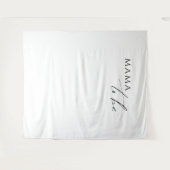 マお洒落マ男女兼用を背景に タペストリー (正面(横))