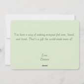 マお洒落マ&ベビーベアマザーズデイフラットカード シーズンカード (裏面)