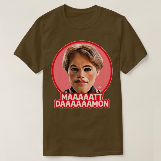 マアアットダアモン Tシャツ (デザイン正面)