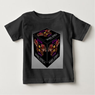 マアフリカ民族部族パターン ベビーTシャツ