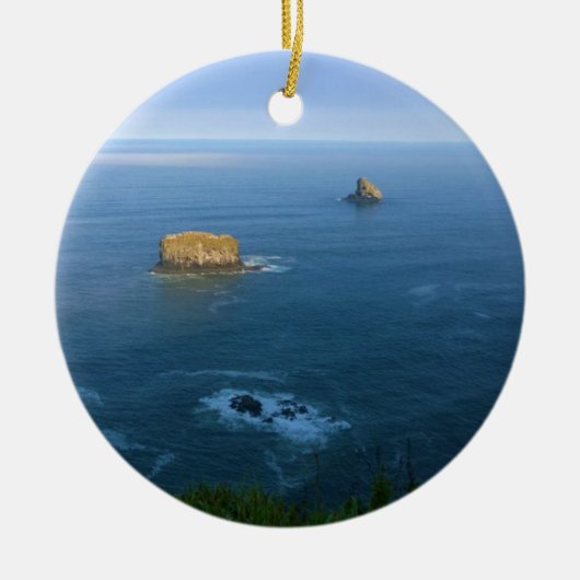 マアレス岬（オレゴン州沿岸部） セラミックオーナメント (正面)