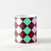 マアーガイル柄のグ2 コーヒーマグカップ (中央)